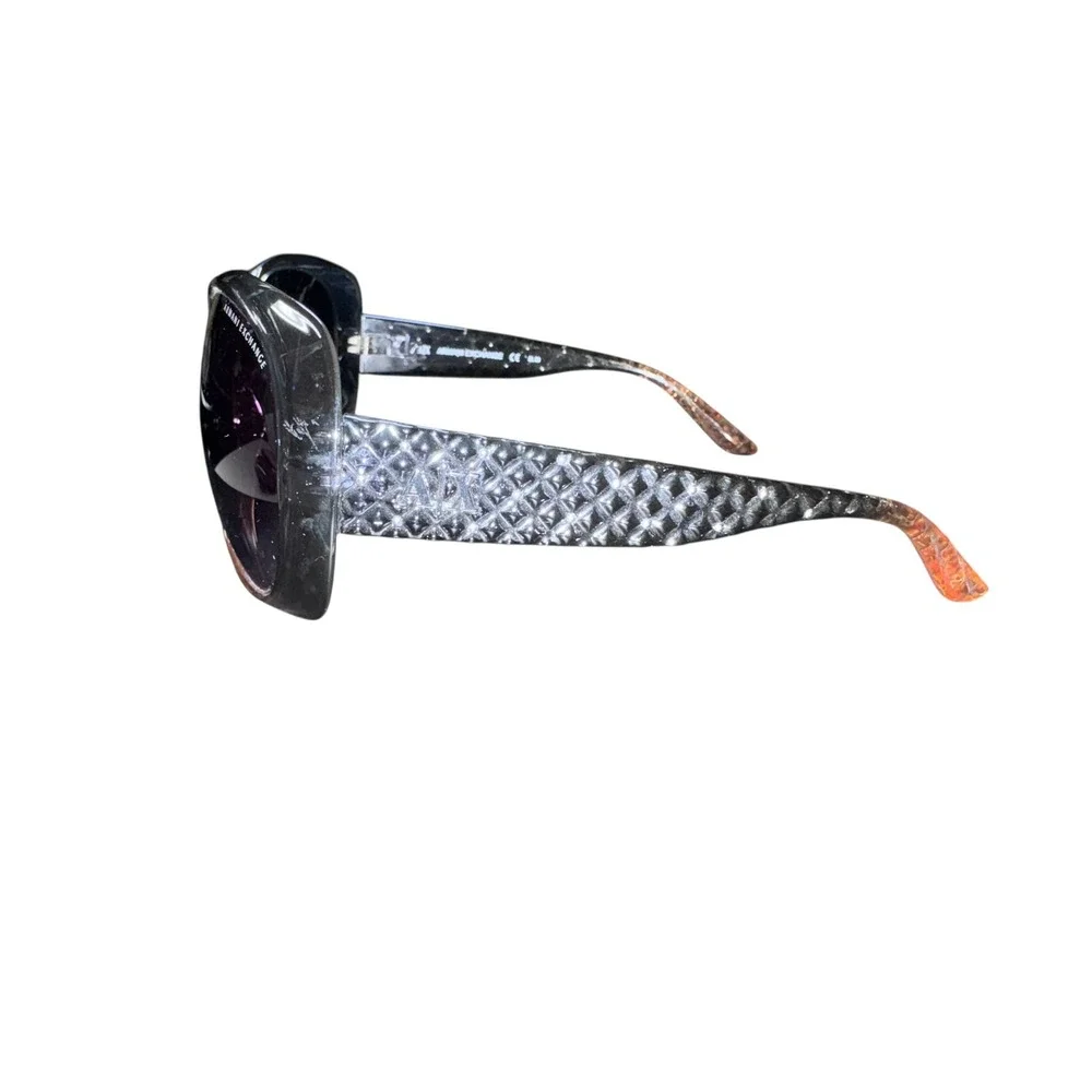 Armani Exchange AX 209/S Oversized Butterfly Sunglasses Black Tortoise 59-18-125